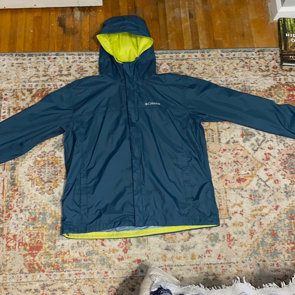 XL Columbia Omni Tech Waterproof Rain Jacket